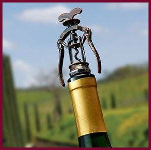 Vintage Antique Corkscrew Wine Bottle Stopper, Antique Bronze Finish 