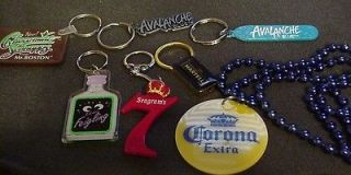 Martell Cognac, Seagrams Avalanche, Kleiner Key Chain & Corona Extra 