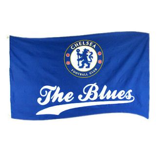 Chelsea FC Official Product Polyester Flag Club Crest THE BLUE New 
