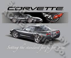 97 04 Corvette T Shirts 1997   2004 C5 Corvette Apparel Tee Sz M L XL 
