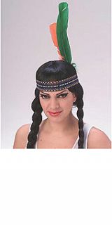   Adult Native American Indian Feather Headdress Costume Accessory