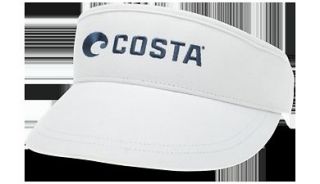 Costa Del Mar XL Visor Logo Costa White BLue