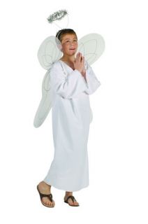 WHITE HEAVENLY ANGEL BOY COSTUME RELIGIOUS BIBLE CHILD CHERUB COSTUMES 