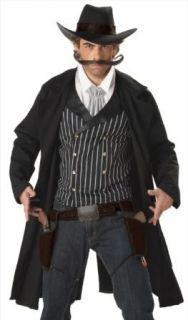 Mens Outlaw Halloween Cowboy Outfit Gunslinger Costume