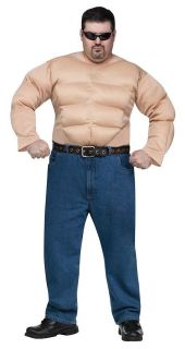 Muscle Chest Shirt Adult Plus Costume / Fat Suit / Fits up to 300 