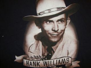 Hank Williams Country Music Artist Songwriter Black Graphic Print T 