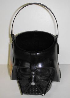 Star Wars Darth Vader Plastic Halloween Trick or Treat Pail Or Party 