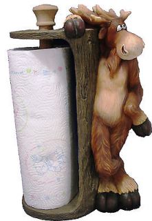 Moose Paper Towel Holder CABIN Home DECOR 4040