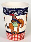   Boys HOWDY COWBOY PARTY PAPER CUPS/PLATES/NAPKINS or GARLAND birthday