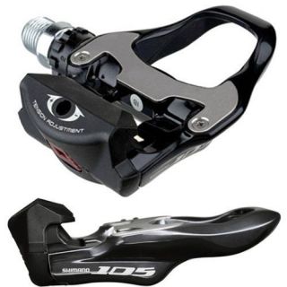   Shimano 105 SPD SL Road Bike Pedal PD 5700 Black with SH 11 Cleats