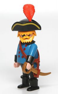 Playmobil Custom Vintage Pirate Ship Captain Eye Patch Hat Gold Sword 