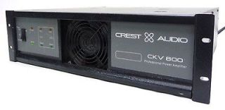 CREST AUDIO CKV800 2 CHANNEL POWER PROCESSING AMPLIFIER AMP 400W 3U 