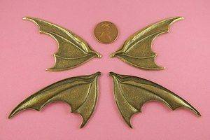 ANT BRASS SWOOPING BAT WINGS PAIR L/R   2 PC(s)