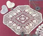 Pattern to Make Pretty PINEAPPLE MAT DOILY ~~ crochet PATTERN