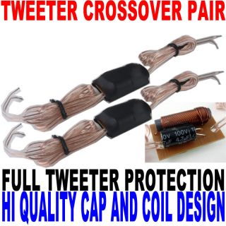 High Quality Passive Tweeter Crossover Pair Cap and Coil Design For 