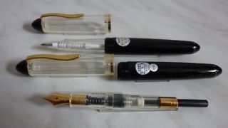 Platinum Semi Demonstra​tor Fountain Pen & Ball Pen Set   Fine nib 
