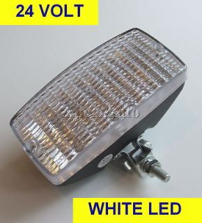 24v volt WHITE Led Day Lamp Truck HGV Lorry Driving DRL Spot light 