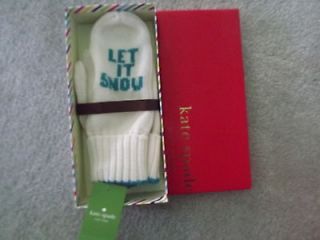 Kate Spade New York Let It Snow Mittens