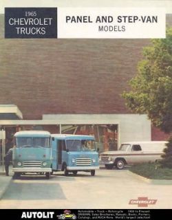 1965 Chevrolet Panel & Step Van Truck Brochure