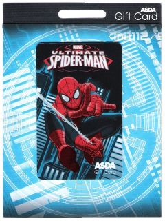 ULTIMATE SPIDERMAN COLLECTIBLE ASDA GIFT CARD 2012 FROM LONDON UK 