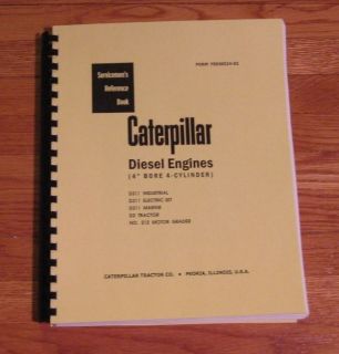   CAT D311 Engine Service Repair Shop Manual D2 Tractor 212 Grader