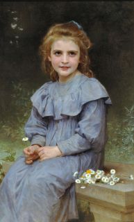 Daisies by William Bouguereau 1894