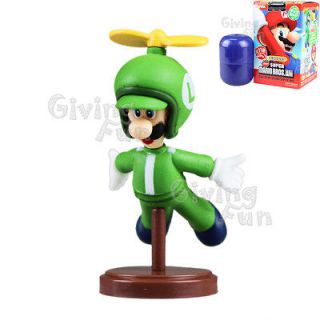   2012 Super Mario Bros Propeller Luigi Action Figure Toy Wii vol 3
