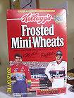 Dale Earnhardt Jeff Gordon Kellogs Frosted Mini Wheats Cereal Box