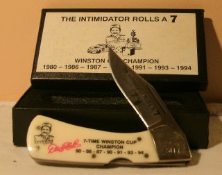 Dale Earnhardt 7 Time Winston Cup Champion Knife NIB