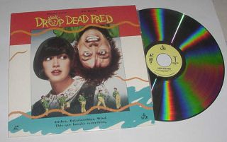 Laser Disc Movie~Drop Dead Fred~Phoebe Cates + Rik Mayall + Carrie 