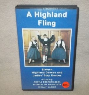   Fling16 Dances & Ladies Step DancesRoyal Scottish Dance Society VHS