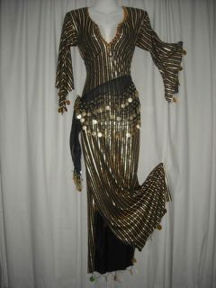 Egyption BELLY DANCE DRESS Galabeya ABAYA Costume+gift