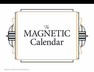 2013 The Magnetic Calendar   Family Organizer   Refrigerator Calendar