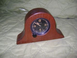 World War II 2 Era Elgin Military Aircraft Clock  8 Day Clock w 