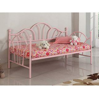 Victorian Traditional Twin Daybed   Metal Frame Pink   30 day returns 