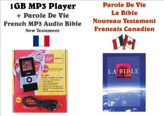   BNIB+French  Audio Bible   Parole De Vie Version NT, Excellent