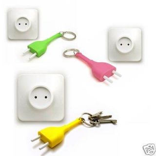   Novelty Key Holder w/Socket Hanger Holder Fun Keychain Wall Decor