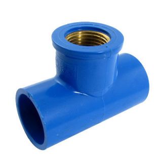 Way T Connector Water Splitter Pipe Fitting Blue