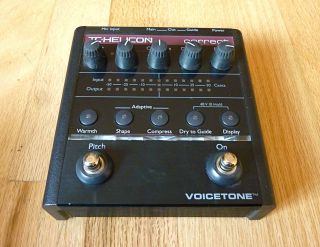 TC Helicon Voice Tone Correct Vocal Processor Effect Pedal New Old 