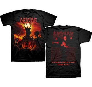 DEICIDE   To Hell Cover   T SHIRT S M L XL Brand New   Official T 