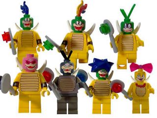 CUSTOM* LEGO Mario Kooplings 7 Pack ALL **Special**