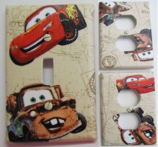   Cars Light Switch & Outlet Covers Customize Create Your Own Order
