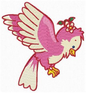 Cute Colorful Birds Machine Embroidery Designs CD Set