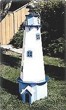 Lighthouse PLANS (5ft) yard, garden, use solar light S
