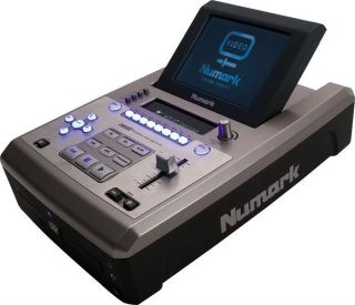 Numark VJ01 tabletop DVD//CD player controller w/flip top LCD 