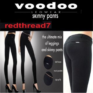 Voodoo New Sexy Ladies Black Leggings Jeggings Tights Skinny Pants 8 