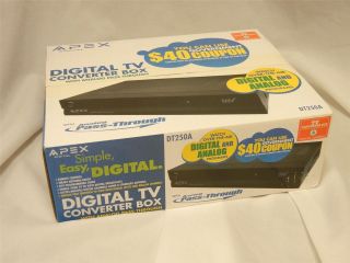 Apex Digital TV Converter Box DT502 BRAND NEW IN BOX NR DTV