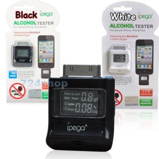   LCD Digital Breath Alcohol Tester Breathalyzer for iPhone 4S 3GS iPod