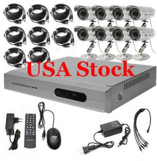 Pro Digital 8CH CHANNEL CCTV DVR Home Security Record 8 Sony Color 