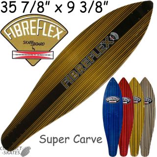   FIBREFLEX Super Carve Giant Slalom Longboard Skateboard Deck 36